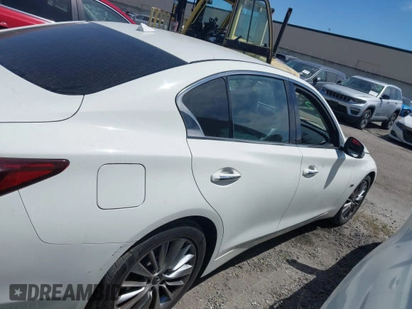 2020 Infiniti Q50 Edition 30 with VIN JN1EV7APXLM202808, listed as a IAAI auction lot 41988781 with 85,233 mi miles and . Bid and sale history available at DreamBid. Image 13.