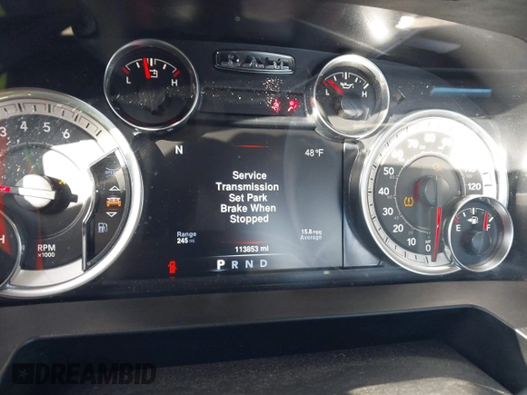 2019 Ram 1500 Big Horn with VIN 3C6RR6LT3KG605321, listed as a IAAI auction lot 41053497 with 113,853 mi miles. Bid and sale history available at carsss.com. Image 7.