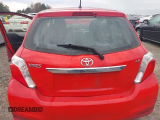 2013 Toyota Yaris L with VIN JTDKTUD32DD554425, listed as a IAAI auction lot 40961115 with 1 mi miles. Bid and sale history available at carsss.com. Image 16.