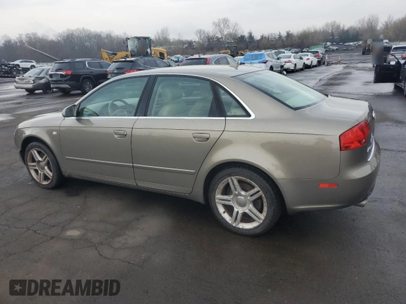 2007 Audi A4 2.0T with VIN WAUDF78E07A205165, listed as a Copart auction lot 53310825 with 162,259 mi miles and Salvage title. Bid and sale history available at DreamBid. Image 2.