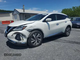 2019 Nissan Murano S z VIN 5N1AZ2MSXKN123792, wystawiony jako Copart lot #58515985 z przebiegiem 97 435 mil mil oraz Szkoda całkowita • Salvage title. Historia ofert i sprzedaży dostępna na DreamBid. Obrazek 1.