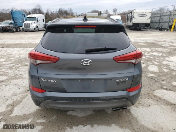 2016 Hyundai Tucson Limited with VIN KM8J33A29GU045062, listed as a Copart auction lot 48024895 with 136,746 mi miles and Salvage Title. Bid and sale history available at carsss.com. Image 6.