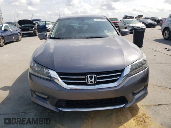 2015 Honda Accord EX-L с VIN 1HGCR2F81FA135536, выставлен на аукционе Copart как лот 55122795 с пробегом Не указан миль и Списание • Salvage title. История ставок и продаж доступна на DreamBid. Изображение 5.