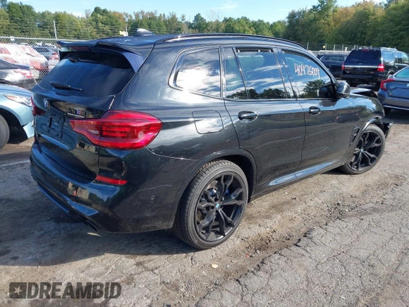 2020 BMW X3 M z VIN 5YMTS0C00L9B87771, wystawiony jako IAAI lot #40475009 z przebiegiem Nie podano mil oraz . Historia ofert i sprzedaży dostępna na DreamBid. Obrazek 4.