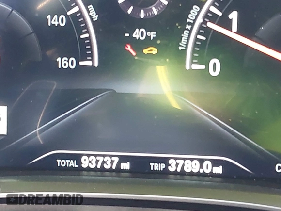 2019 BMW 7 Series 750i xDrive with VIN WBA7F2C52KB240302, listed as a IAAI auction lot 40984933 with 93,737 mi miles and . Bid and sale history available at DreamBid. Image 15.