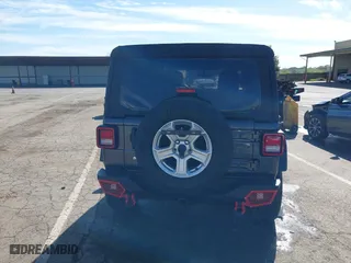 2018 Jeep Wrangler Unlimited Sport S with VIN 1C4HJXDG4JW149557, listed as a IAAI auction lot 42014833 with 54,472 mi miles. Bid and sale history available at carsss.com. Image 17.