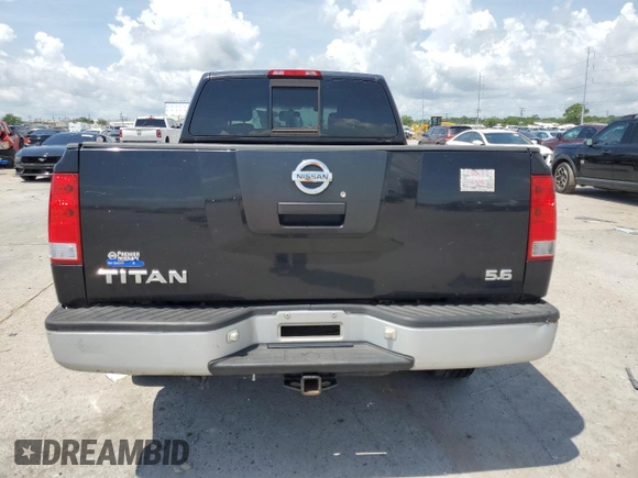 2006 Nissan Titan SE z VIN 1N6BA06A66N569501, wystawiony jako Copart lot #59872455 z przebiegiem 80 057 mil mil oraz Szkoda całkowita • Salvage title. Historia ofert i sprzedaży dostępna na DreamBid. Obrazek 6.