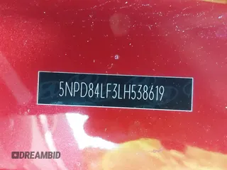 2020 Hyundai Elantra SEL z VIN 5NPD84LF3LH538619, wystawiony jako IAAI lot #41810136 z przebiegiem 109 745 mil mil oraz . Historia ofert i sprzedaży dostępna na DreamBid. Obrazek 9.