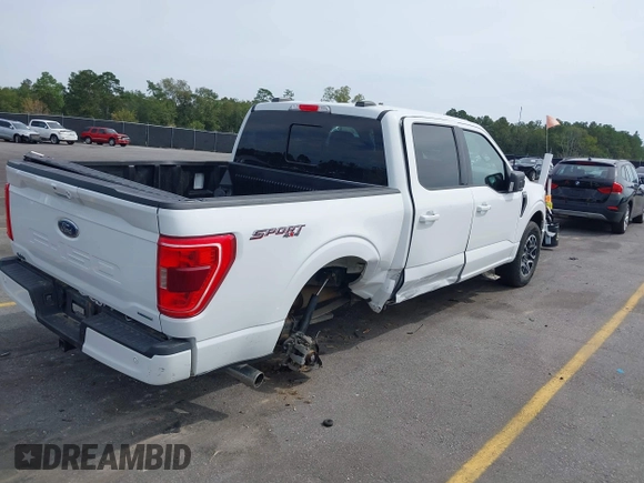 2021 Ford F-150 XL z VIN 1FTFW1E86MFC44784, wystawiony jako IAAI lot #40562636 z przebiegiem 56 427 mil mil oraz . Historia ofert i sprzedaży dostępna na DreamBid. Obrazek 4.