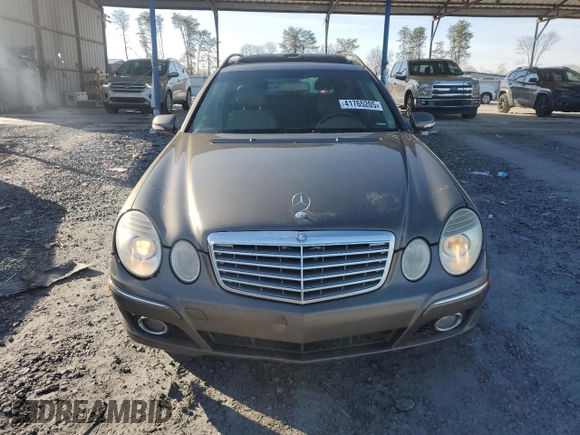 2009 Mercedes-Benz E 350 with VIN WDBUH87X29B445142, listed as a Copart auction lot 41765205 with 212,211 mi miles and Salvage Title. Bid and sale history available at DreamBid. Image 5.
