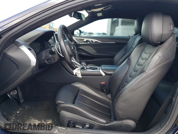 2020 BMW 8 Series 840i with VIN WBAAE2C00LBP62036, listed as a Copart auction lot 59505894 with 32,598 mi miles and Salvage Title. Bid and sale history available at carsss.com. Image 7.