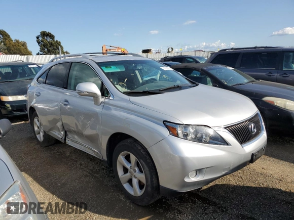 2012 Lexus RX 350 with VIN 2T2BK1BA5CC142073, listed as a Copart auction lot 51083535 with 90,583 mi miles and Non repairable. Bid and sale history available at DreamBid. Image 4.