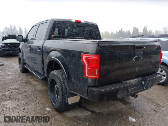 2015 Ford F-150 XLT with VIN 1FTEW1EG9FFB36102, listed as a IAAI auction lot 42008173 with 379,108 mi miles. Bid and sale history available at carsss.com. Image 3.