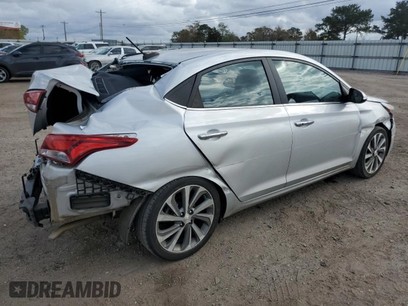 2021 Hyundai Accent Limited with VIN 3KPC34A64ME145005, listed as a Copart auction lot 85320034 with 43,701 mi miles and Salvage Title. Bid and sale history available at carsss.com. Image 3.