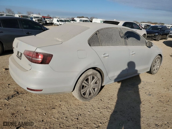 2017 Volkswagen Jetta 1.4T S with VIN 3VW2B7AJ6HM405076, listed as a Copart auction lot 45401615 with 83,614 mi miles and Salvage Title. Bid and sale history available at carsss.com. Image 3.