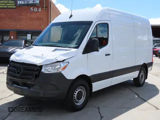 2023 Mercedes-Benz Sprinter with VIN W1Y4NBHY5PT139828, listed as a Copart auction lot 49844365 with 14,601 mi miles and Salvage Title. Bid and sale history available at DreamBid. Image 2.