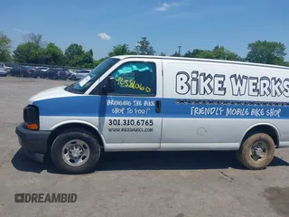 2017 Chevrolet Express Cargo with VIN 1GCWGAFF4H1337414, listed as a IAAI auction lot 42581060 with 196,182 mi miles and . Bid and sale history available at DreamBid. Image 14.