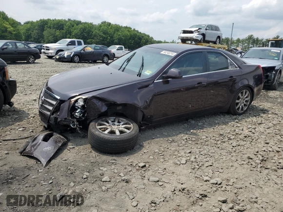 2009 Cadillac CTS AWD w/1SB with VIN 1G6DT57V490106958, listed as a Copart auction lot 64246244 with 0 mi miles and Salvage Title. Bid and sale history available at carsss.com. Image 1.