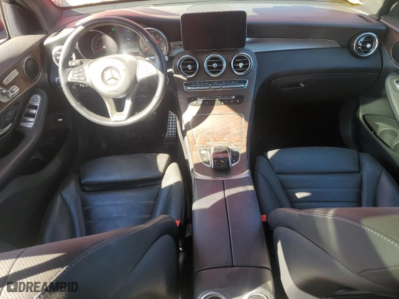 2019 Mercedes-Benz GLC with VIN WDC0G4KB6KV121889, listed as a Copart auction lot 47751395 with 43,496 mi miles and Salvage Title. Bid and sale history available at carsss.com. Image 8.
