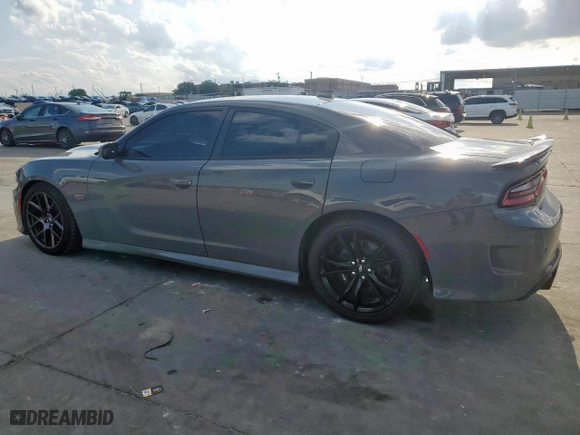 2019 Dodge Charger Scat Pack with VIN 2C3CDXGJ3KH706729, listed as a Copart auction lot 54546255 with 34,484 mi miles and Salvage Title. Bid and sale history available at carsss.com. Image 2.