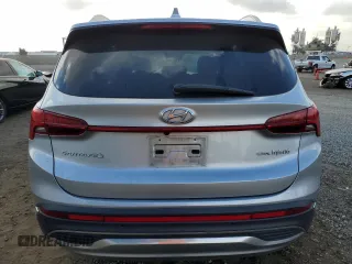 2023 Hyundai Santa Fe Hybrid SEL Premium with VIN 5NMS3DA14PH003881, listed as a Copart auction lot 72034954 with 59,021 mi miles and Salvage Title. Bid and sale history available at carsss.com. Image 6.