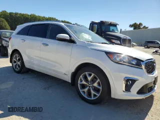 2019 Kia Sorento SX Limited with VIN 5XYPKDA57KG510157, listed as a Copart auction lot 75607024 with Not Provided miles and Salvage Title. Bid and sale history available at DreamBid. Image 4.