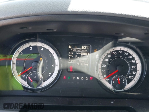 2018 Ram 1500 Tradesman with VIN 1C6RR6FTXJS100752, listed as a IAAI auction lot 42283635 with 91,347 mi miles and . Bid and sale history available at DreamBid. Image 7.