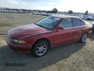 2000 Mitsubishi Galant ES with VIN 4A3AA46GXYE054866, listed as a Copart auction lot 87023214 with 120,337 mi miles and Salvage Title. Bid and sale history available at carsss.com. Image 1.