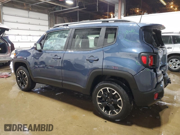 2023 Jeep Renegade Latitude z VIN ZACNJDB12PPP41283, wystawiony jako Copart lot #46307735 z przebiegiem 16 918 mil mil oraz Szkoda całkowita • Salvage title. Historia ofert i sprzedaży dostępna na DreamBid. Obrazek 2.