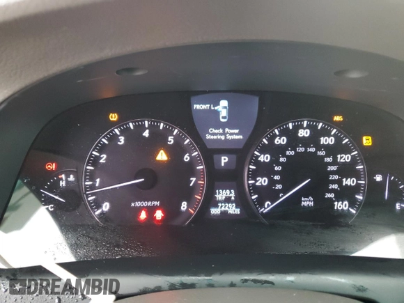 2011 Lexus LS 460 z VIN JTHBL5EF3B5103427, wystawiony jako Copart lot #47878475 z przebiegiem 72 292 mil mil oraz Szkoda całkowita • Salvage title. Historia ofert i sprzedaży dostępna na DreamBid. Obrazek 9.