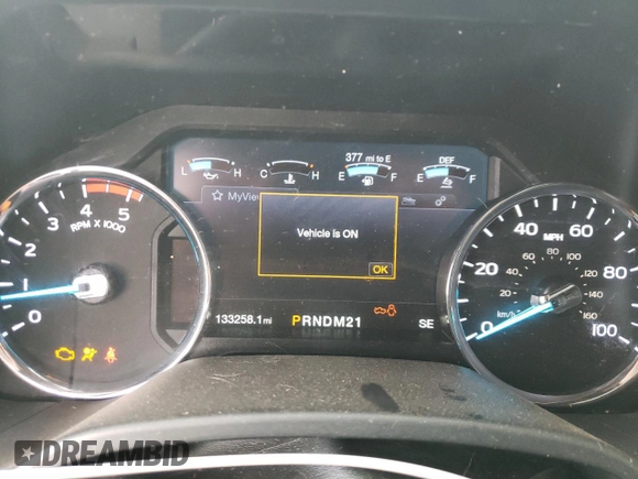 2019 Ford F-350 XL with VIN 1FT8W3BT9KEE97016, listed as a Copart auction lot 51590705 with 133,258 mi miles and Salvage Title. Bid and sale history available at DreamBid. Image 9.