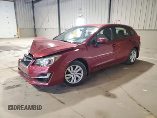 2015 Subaru Impreza Premium с VIN JF1GPAC63F8292131, выставлен на аукционе Copart как лот 59887595 с пробегом 17 540 миль миль и Списание • Salvage title. История ставок и продаж доступна на DreamBid. Изображение 1.