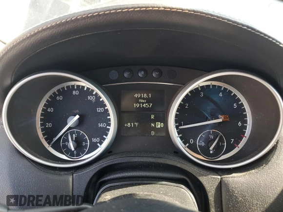 2011 Mercedes-Benz GL-Class GL 450 with VIN 4JGBF7BEXBA631677, listed as a Copart auction lot 75175874 with 191,457 mi miles and Clean Title. Bid and sale history available at carsss.com. Image 9.