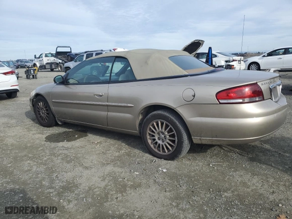 2004 Chrysler Sebring LX with VIN 1C3EL45X84N380308, listed as a Copart auction lot 87330434 with 81,169 mi miles and Salvage Title. Bid and sale history available at carsss.com. Image 2.