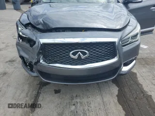 2019 Infiniti QX60 Pure with VIN 5N1DL0MN9KC566203, listed as a Copart auction lot 57137775 with 128,234 mi miles and Salvage title. Bid and sale history available at DreamBid. Image 11.