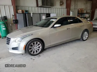 2015 Cadillac CTS RWD with VIN 1G6AP5SX9F0135268, listed as a Copart auction lot 46141275 with 163,313 mi miles and Clean title. Bid and sale history available at DreamBid. Image 1.