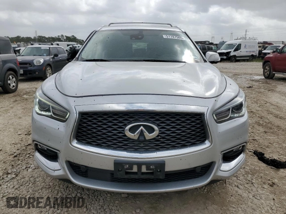 2017 Infiniti QX60 with VIN 5N1DL0MN5HC528217, listed as a Copart auction lot 51787505 with 118,053 mi miles and Salvage Title. Bid and sale history available at DreamBid. Image 5.