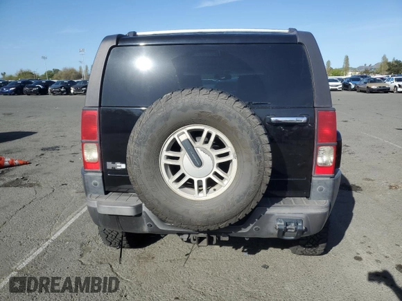 2006 Hummer H3 with VIN 5GTDN136168181816, listed as a Copart auction lot 51254105 with 137,617 mi miles and Salvage Title. Bid and sale history available at carsss.com. Image 6.