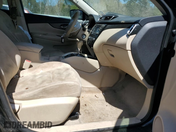 2014 Nissan Rogue SL with VIN 5N1AT2MT6EC803957, listed as a Copart auction lot 50031415 with 0 mi miles and Salvage Title. Bid and sale history available at carsss.com. Image 7.