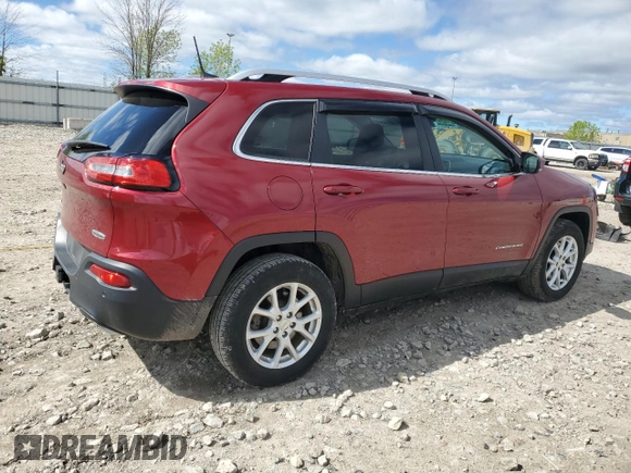 2017 Jeep Cherokee Latitude with VIN 1C4PJMCS7HW525503, listed as a Copart auction lot 58269015 with 110,455 mi miles and Salvage title. Bid and sale history available at DreamBid. Image 3.