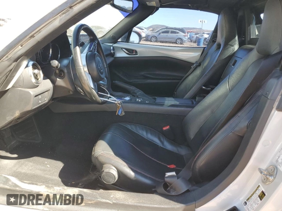 2018 Mazda MX-5 Miata RF Grand Touring with VIN JM1NDAM75J0205791, listed as a Copart auction lot 45934545 with 99,970 mi miles and Salvage Title. Bid and sale history available at carsss.com. Image 7.