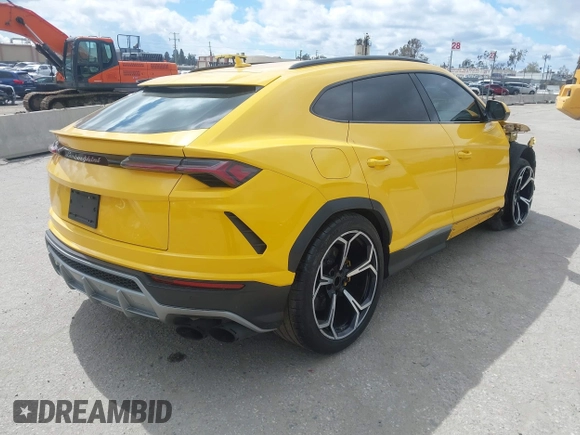 2019 Lamborghini Urus z VIN ZPBUA1ZL7KLA01416, wystawiony jako IAAI lot #41680325 z przebiegiem 72 817 mil mil oraz . Historia ofert i sprzedaży dostępna na DreamBid. Obrazek 4.
