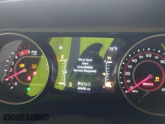 2021 Jeep Wrangler Unlimited Rubicon with VIN 1C4JJXFM6MW538774, listed as a IAAI auction lot 42368651 with 49,490 mi miles and . Bid and sale history available at DreamBid. Image 7.