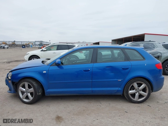 2008 Audi A3 with VIN WAUHF78P78A106654, listed as a IAAI auction lot 41626185 with 111,079 mi miles. Bid and sale history available at carsss.com. Image 14.