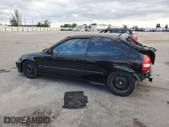 2000 Honda Civic DX z VIN 2HGEJ6445YH110148, wystawiony jako Copart lot #83769104 z przebiegiem 183 095 mil mil oraz Szkoda całkowita • Salvage title. Historia ofert i sprzedaży dostępna na DreamBid. Obrazek 2.