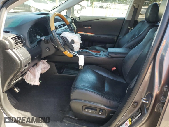 2012 Lexus RX 350 with VIN 2T2ZK1BA2CC075592, listed as a Copart auction lot 60751505 with 150,868 mi miles and Salvage title. Bid and sale history available at DreamBid. Image 7.