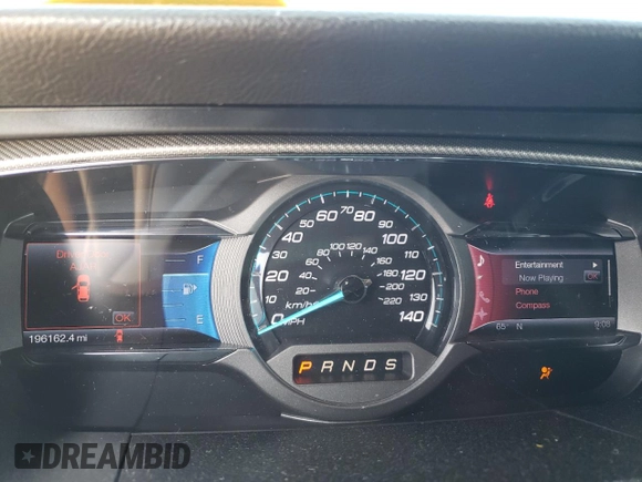 2013 Ford Taurus SHO with VIN 1FAHP2KT9DG139953, listed as a Copart auction lot 60977295 with 196,162 mi miles and Clean title. Bid and sale history available at DreamBid. Image 9.