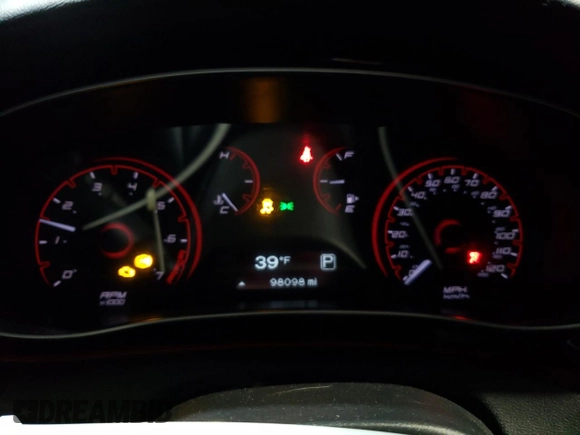 2015 Dodge Dart SXT with VIN 1C3CDFBB2FD281839, listed as a Copart auction lot 45413275 with 98,098 mi miles and Salvage Title. Bid and sale history available at carsss.com. Image 9.