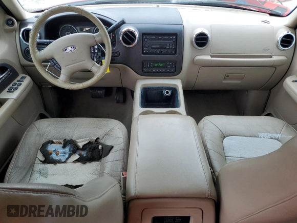 2005 Ford Expedition Eddie Bauer with VIN 1FMFU17585LA11013, listed as a Copart auction lot 55997105 with 156,530 mi miles and Salvage title. Bid and sale history available at DreamBid. Image 8.
