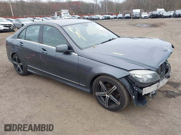 2011 Mercedes-Benz C 300 Sport with VIN WDDGF8BBXBR176410, listed as a IAAI auction lot 41999690 with 187,506 mi miles and . Bid and sale history available at carsss.com. Image 1.